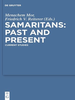 cover image of Samaritans – Past and Present